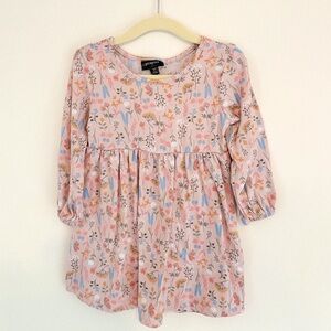 Floral Pink Bamboo Dress